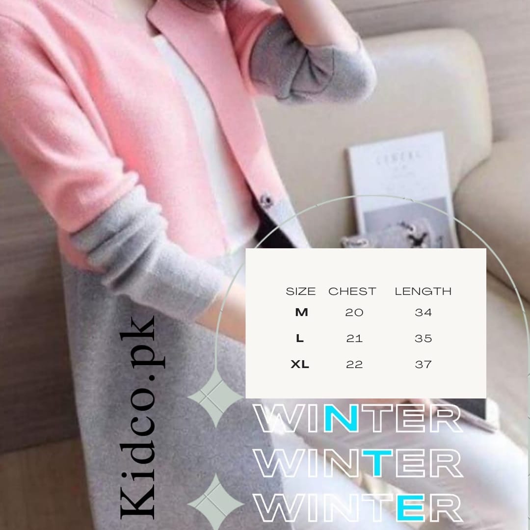 Women lapel casual long fleece coat