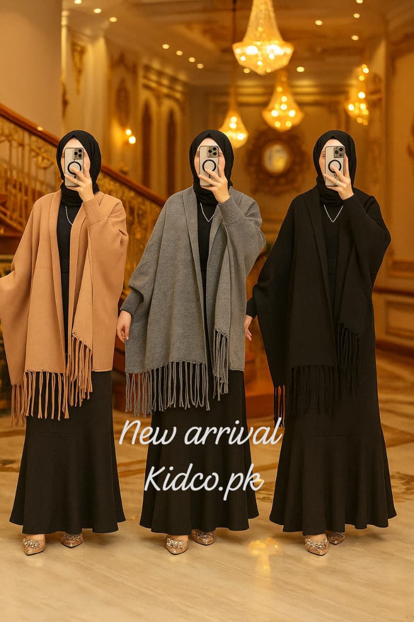 Turkish Bat-Wing Style Shawl For Winter's