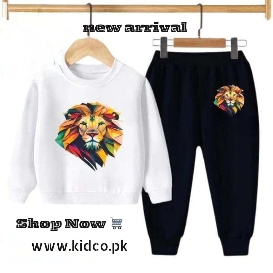 White Lion Kids Sweatshirt & Pant