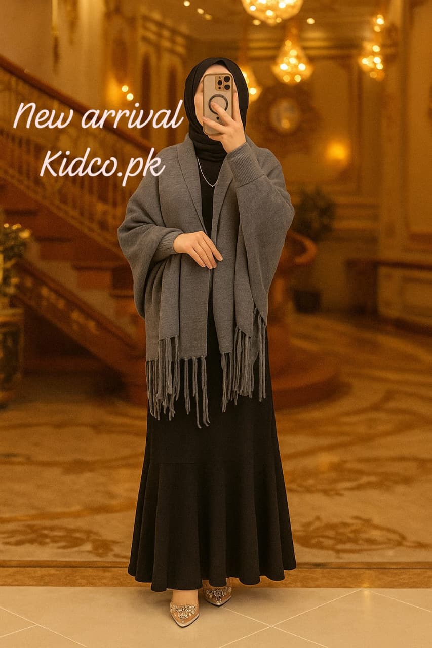 Turkish Bat-Wing Style Shawl For Winter's