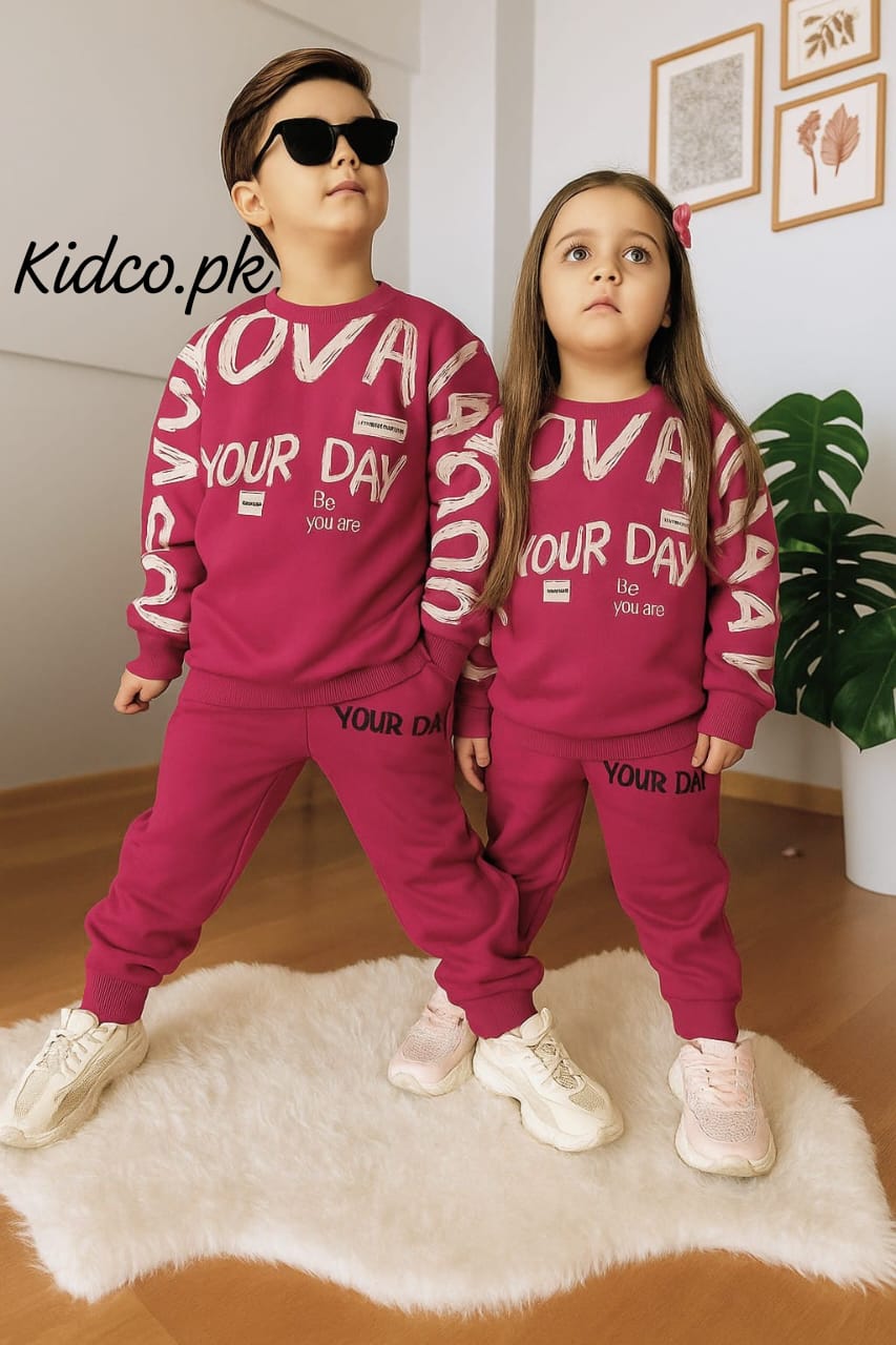 Printed Sweatshirt With Trouser For Kids