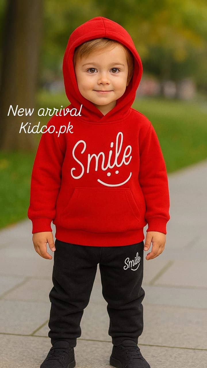 Printed Kids Hoodie Set
